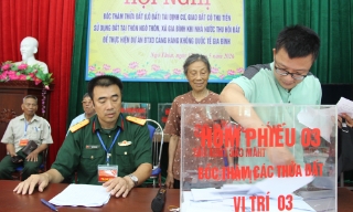  163 hộ dân Thủ Pháp, Ngô Thôn bốc thăm đất tái định cư phục vụ dự án sân bay Gia Bình